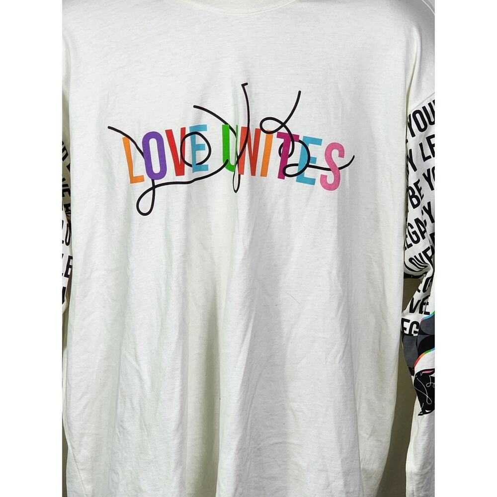 Adidas x Rich Mnisi Pride Love Unites Long Sleeve Graphic Tee Medium - Picture 3 of 12